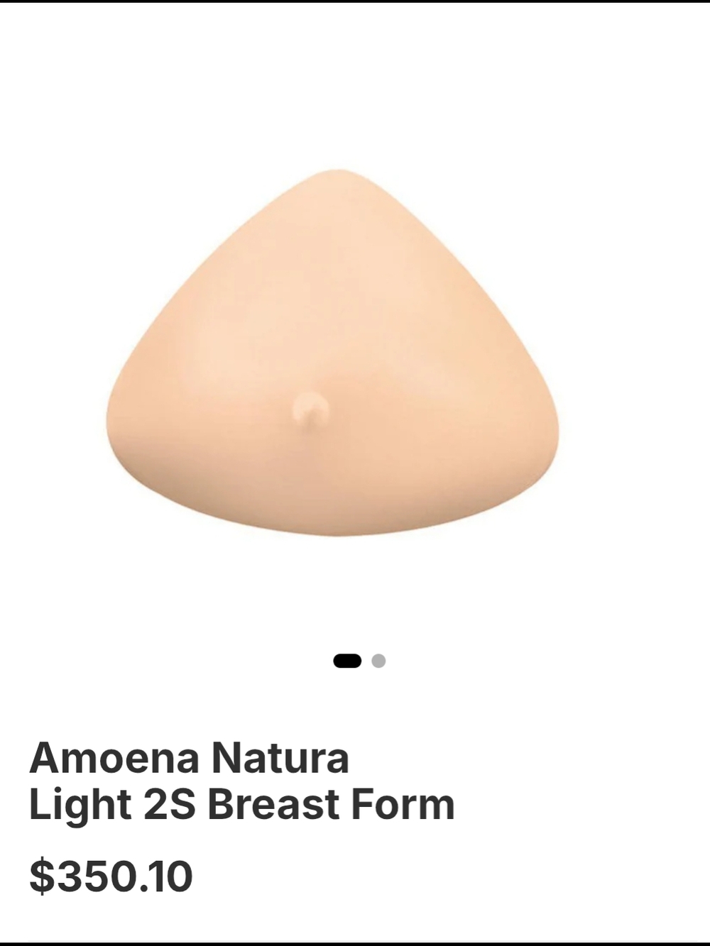 Amoena Natural Light 2s Breast Form